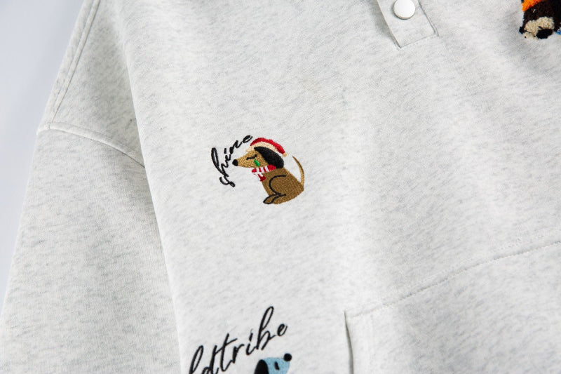 RUIIENRS x OLDTRIBE 2025 half hoodie