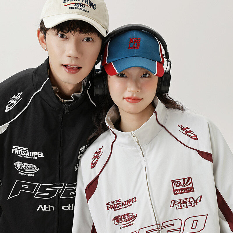 Retro Racing Track Jacket