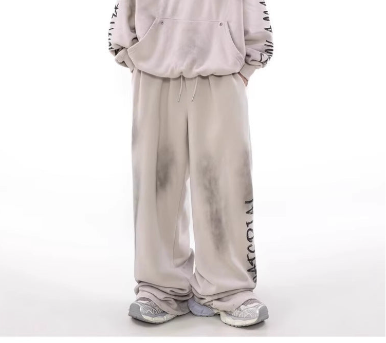 vintage style sweatpants MATERIAL