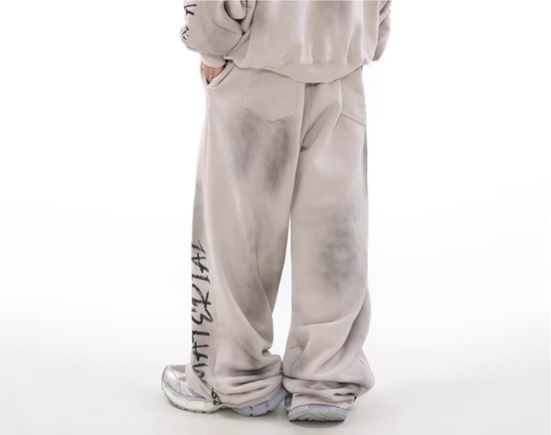 vintage style sweatpants MATERIAL