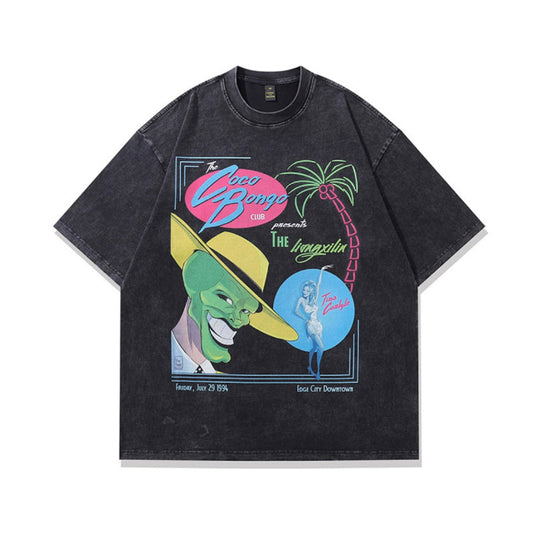 【SALE】MEN'S T-shirt HIPHOP MASK