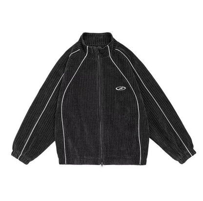 Corduroy Track Set - Brown/Black