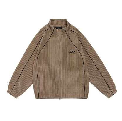 Corduroy Track Set - Brown/Black