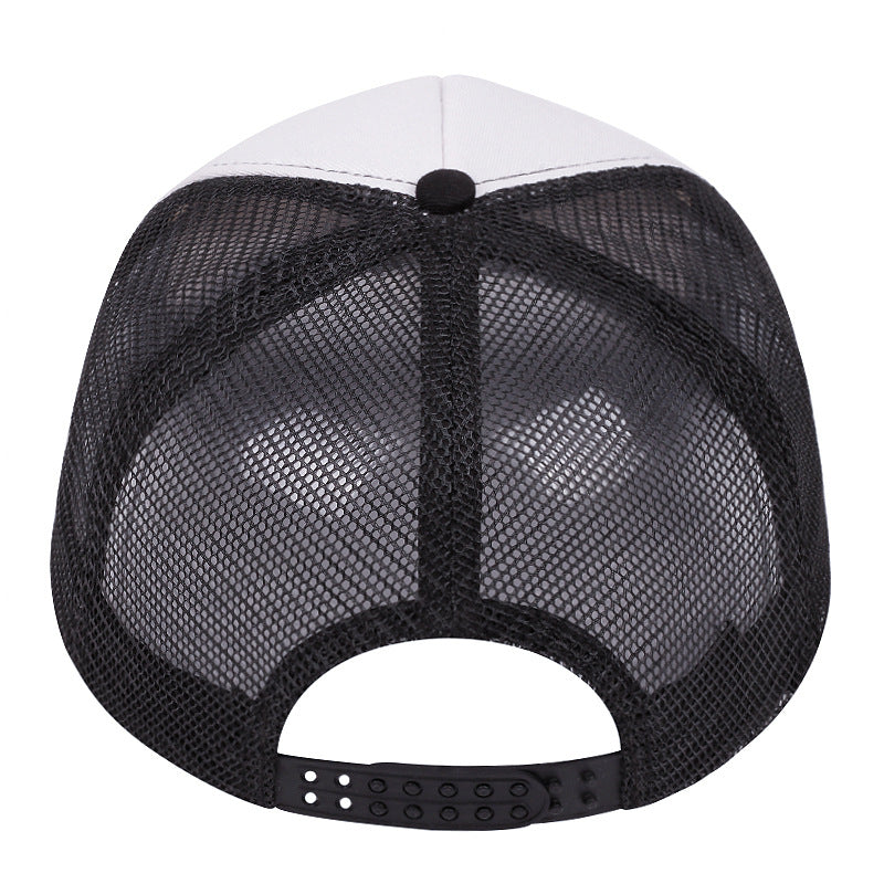 graphic mesh cap