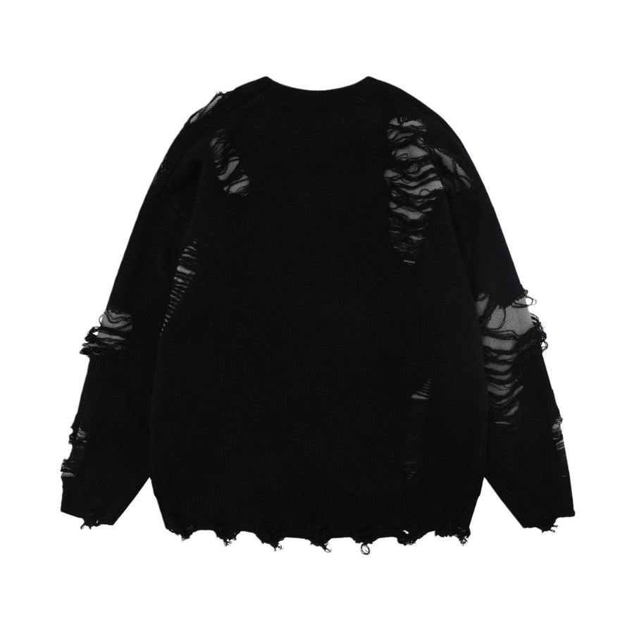 damage sweater 2color