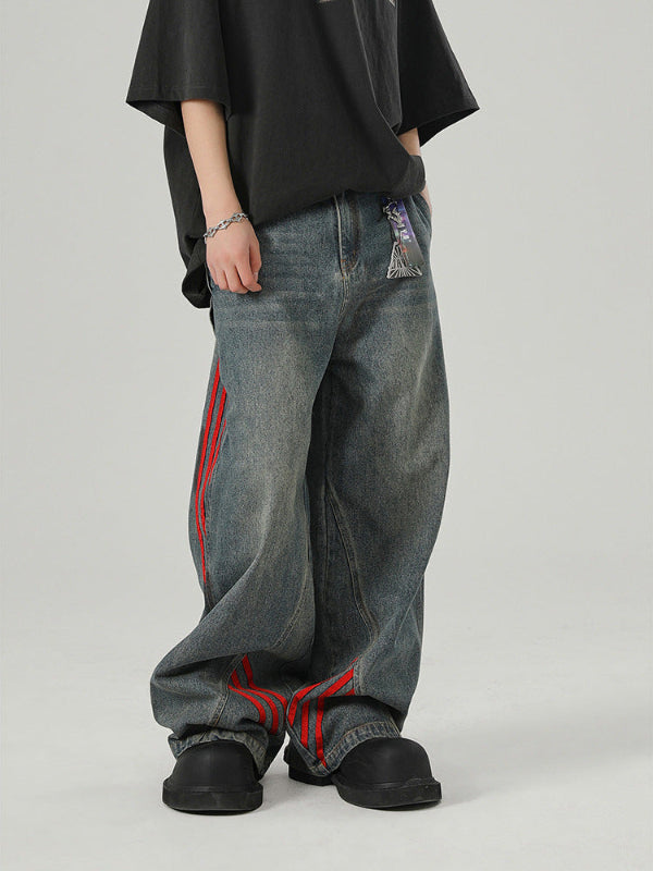 【SALE】line denimpants