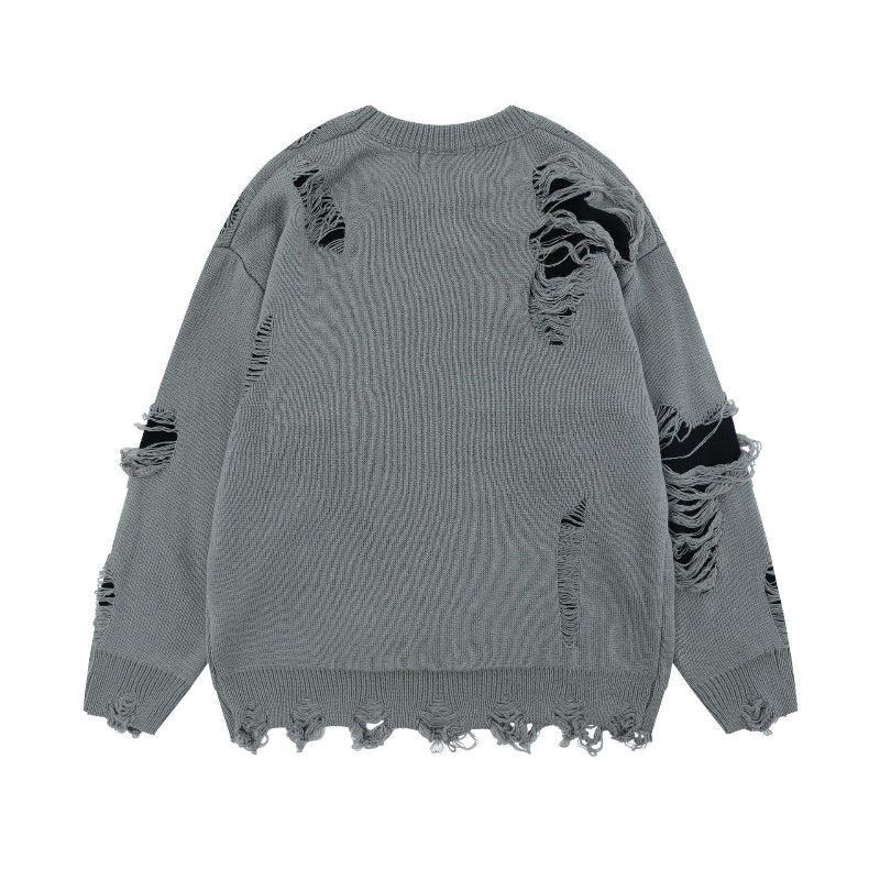 damage sweater 2color