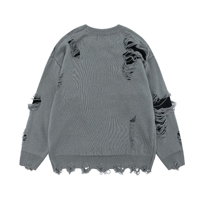 damage sweater 2color