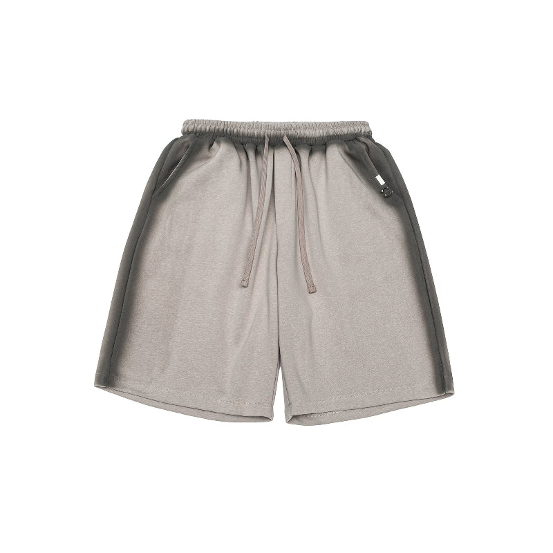 ピグメントショーツ グレー単品 フェイクピアスアクセント Highland