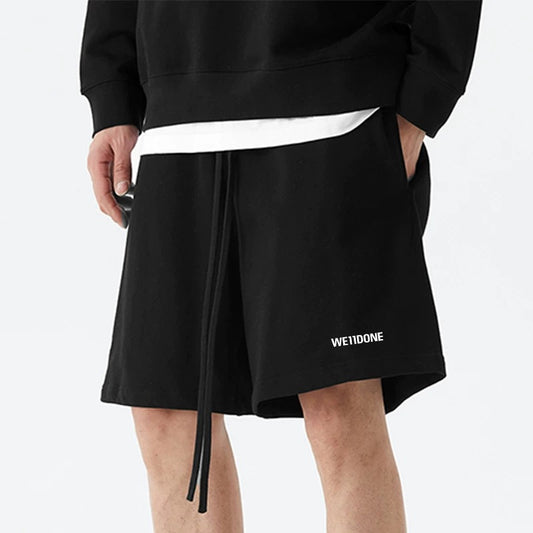 WE11DONE風ショートパンツ ブラック コーディネート例 High land