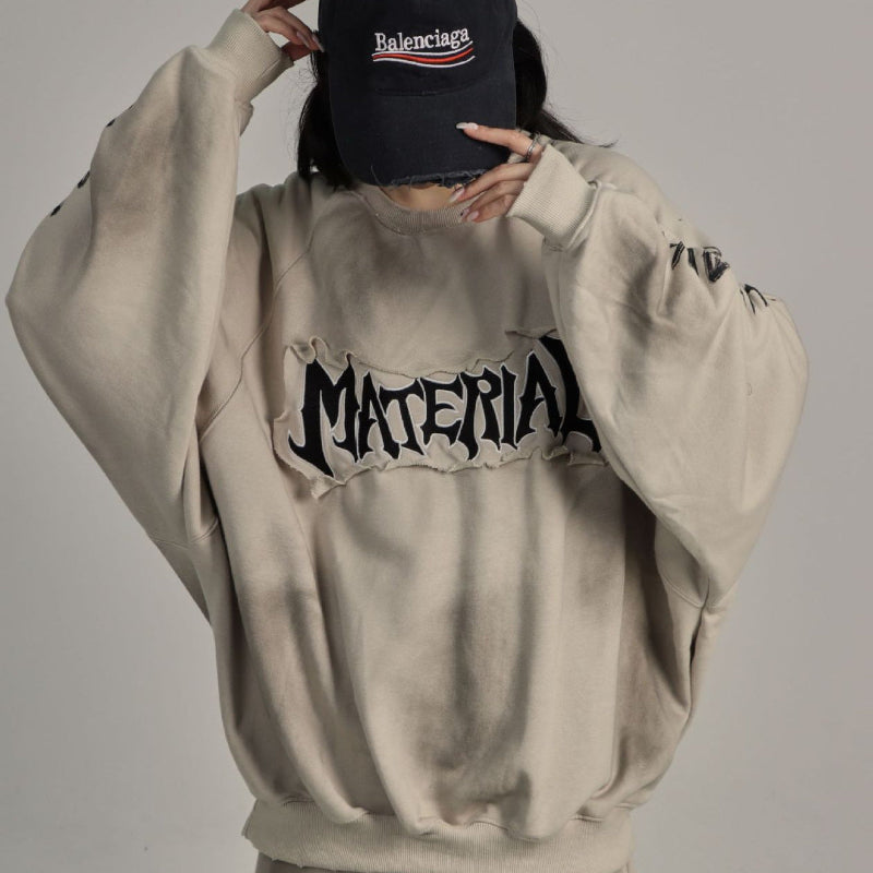 vintage style long MATERIAL