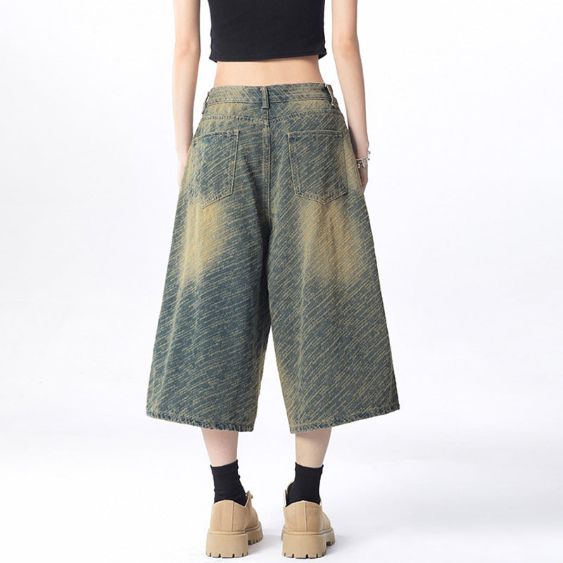 LKTM UNISEX VINTAGE HALF JEANS
