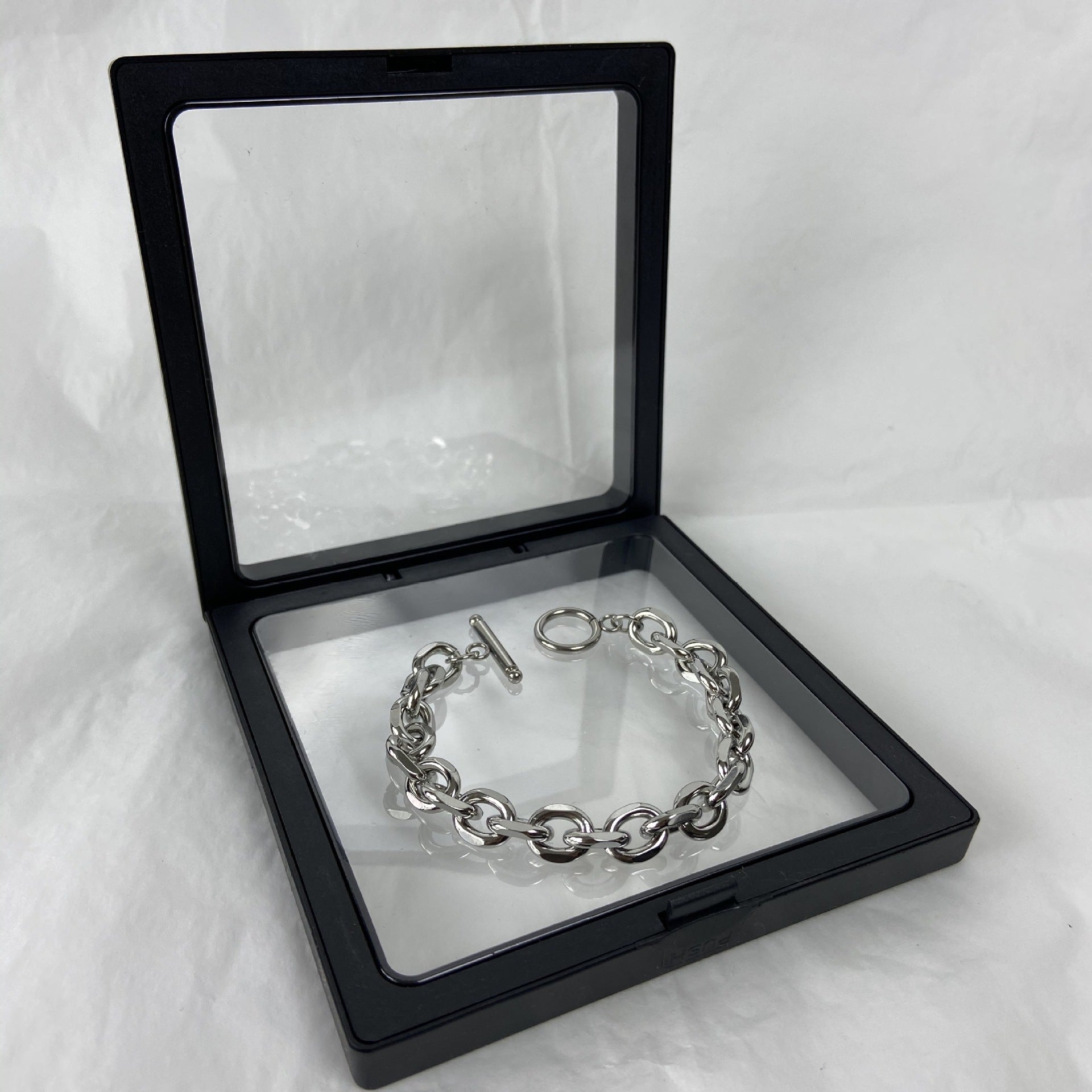 シルバーチェーンブレスレット ギフトボックス入り ユニセックス Highland