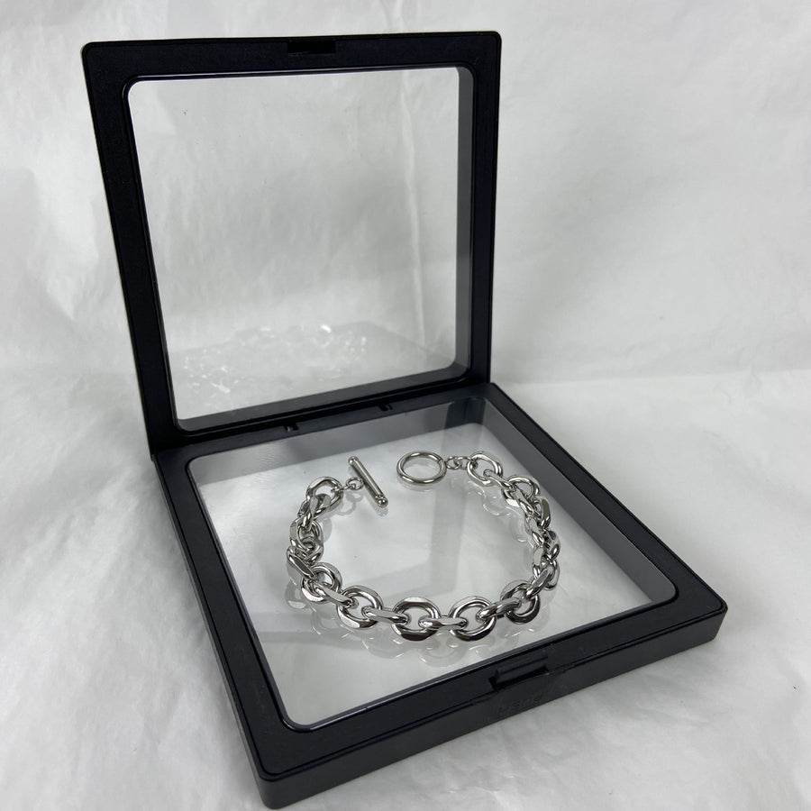 Toggle Chain Bracelet - Silver