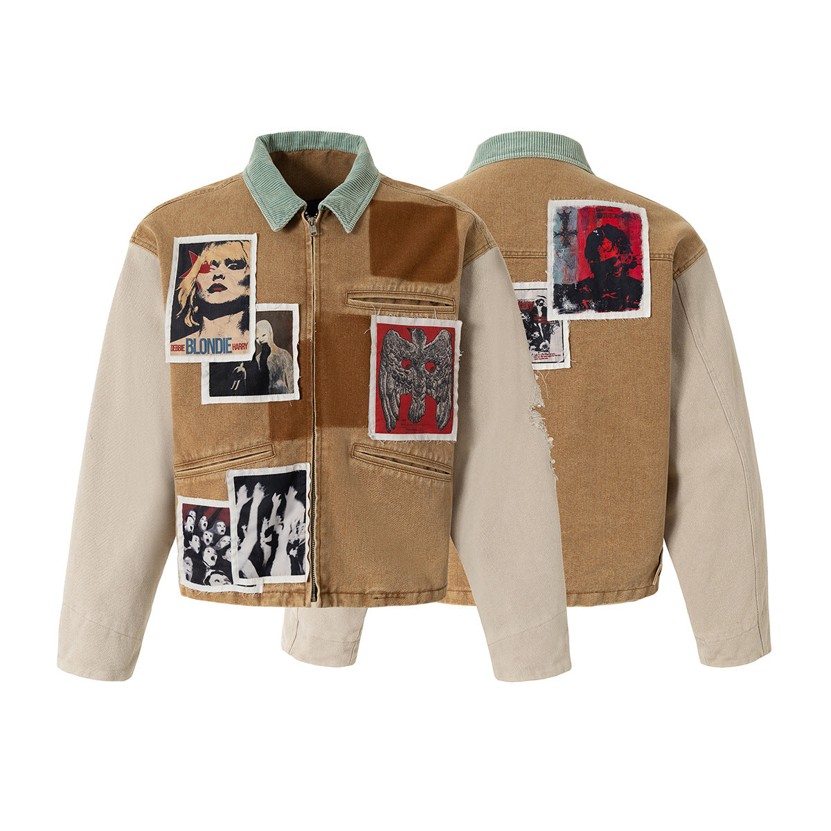 Blondie Patchwork Vintage Denim Jacket