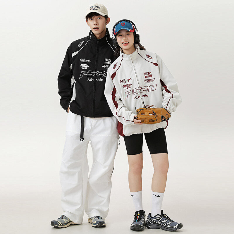 Retro Racing Track Jacket