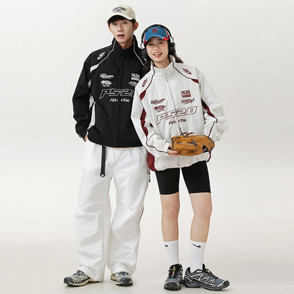 Retro Racing Track Jacket