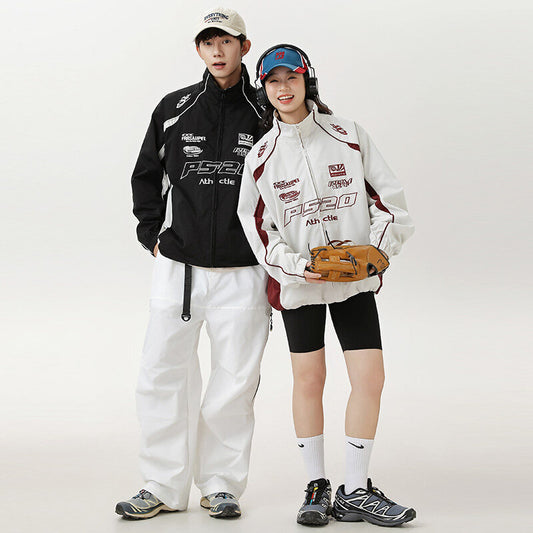 Retro Racing Track Jacket