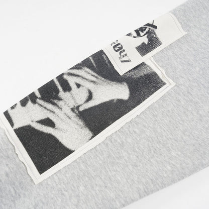 Graphic Photo Print Zip-Up Hoodie