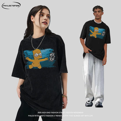 UNISEX VINTAGE T-SHIRT THE SIMPSONS
