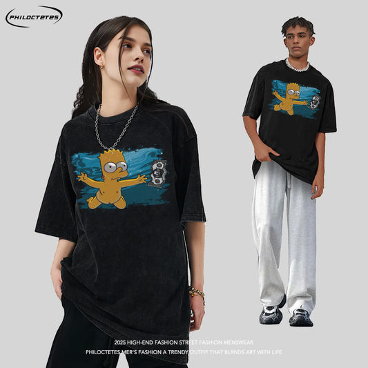 UNISEX VINTAGE T-SHIRT THE SIMPSONS