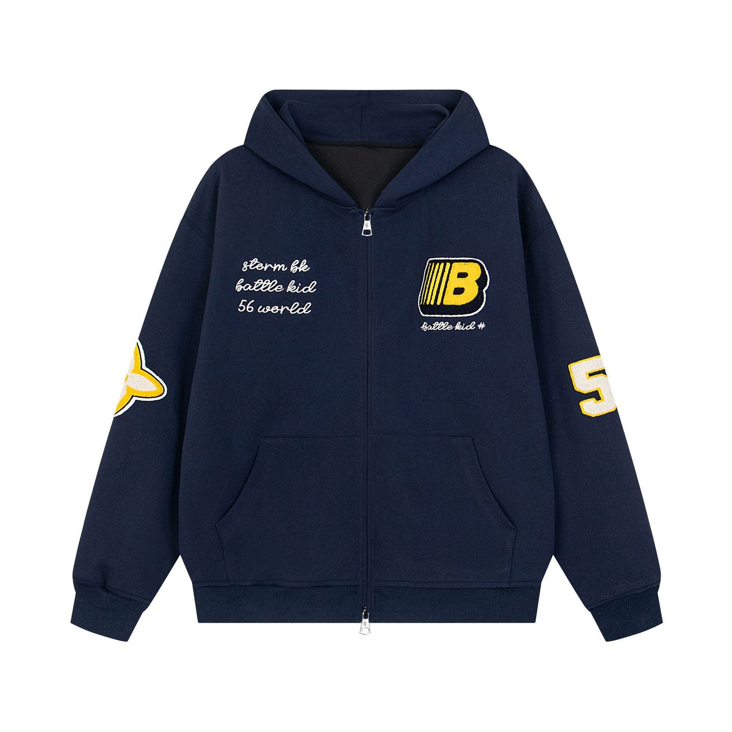 Battle Kid Varsity Zip-Up Hoodie