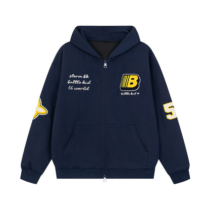 Battle Kid Varsity Zip-Up Hoodie