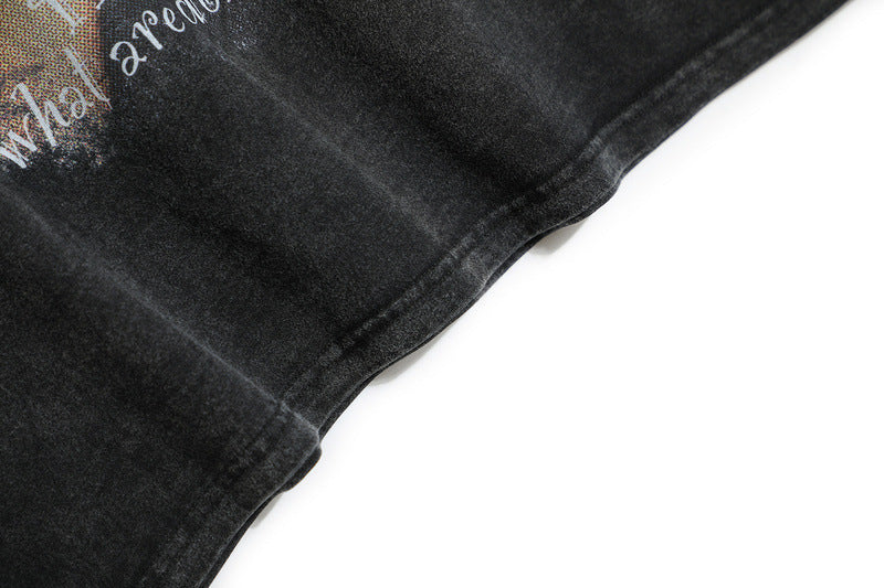 vintage T-shirt smoking boy