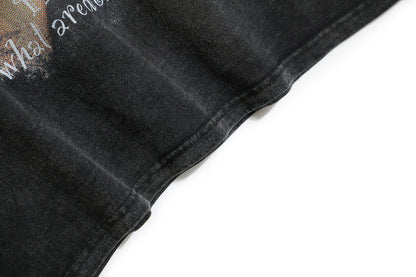 vintage T-shirt smoking boy