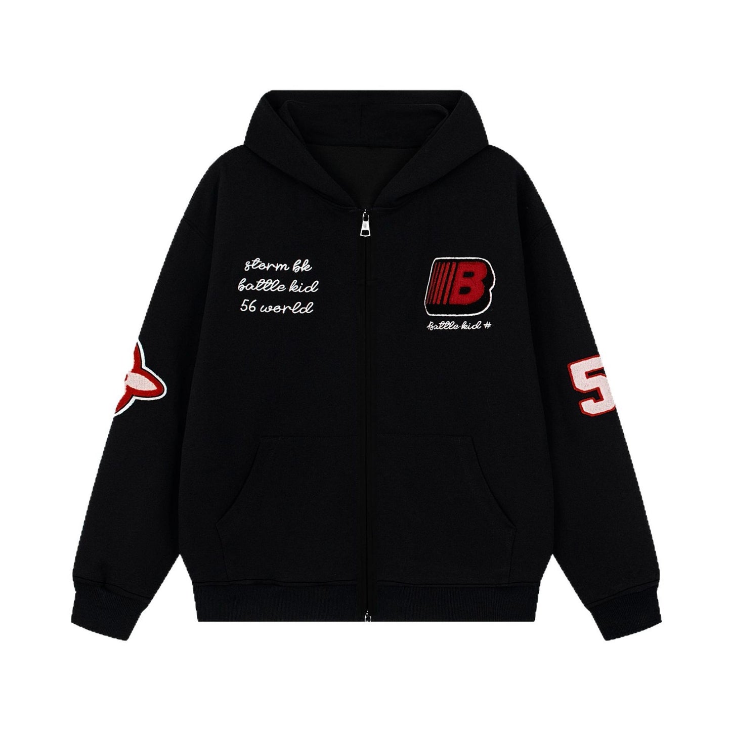 Battle Kid Varsity Zip-Up Hoodie