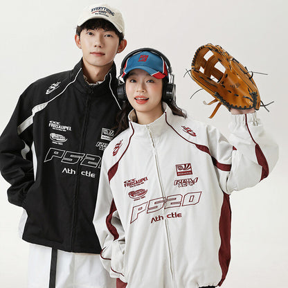 Retro Racing Track Jacket