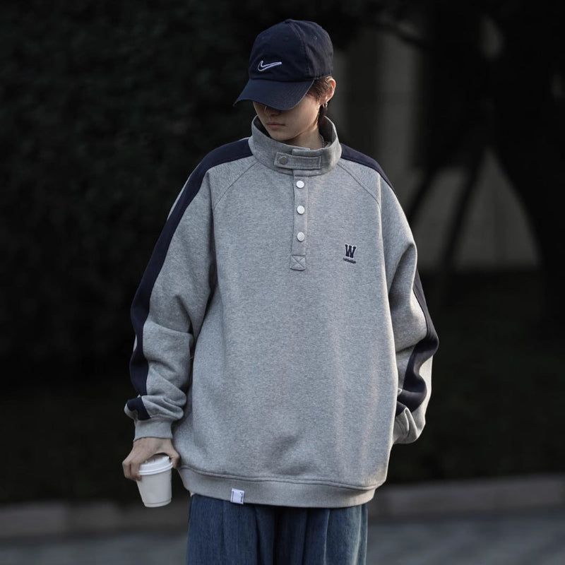 【SALE】American halfzip sweat