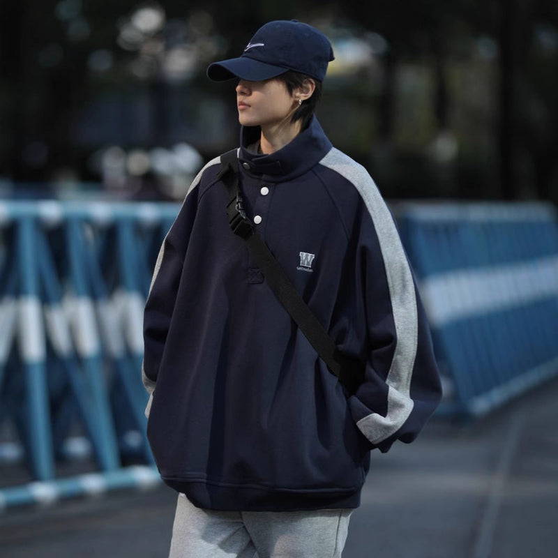 【SALE】American halfzip sweat