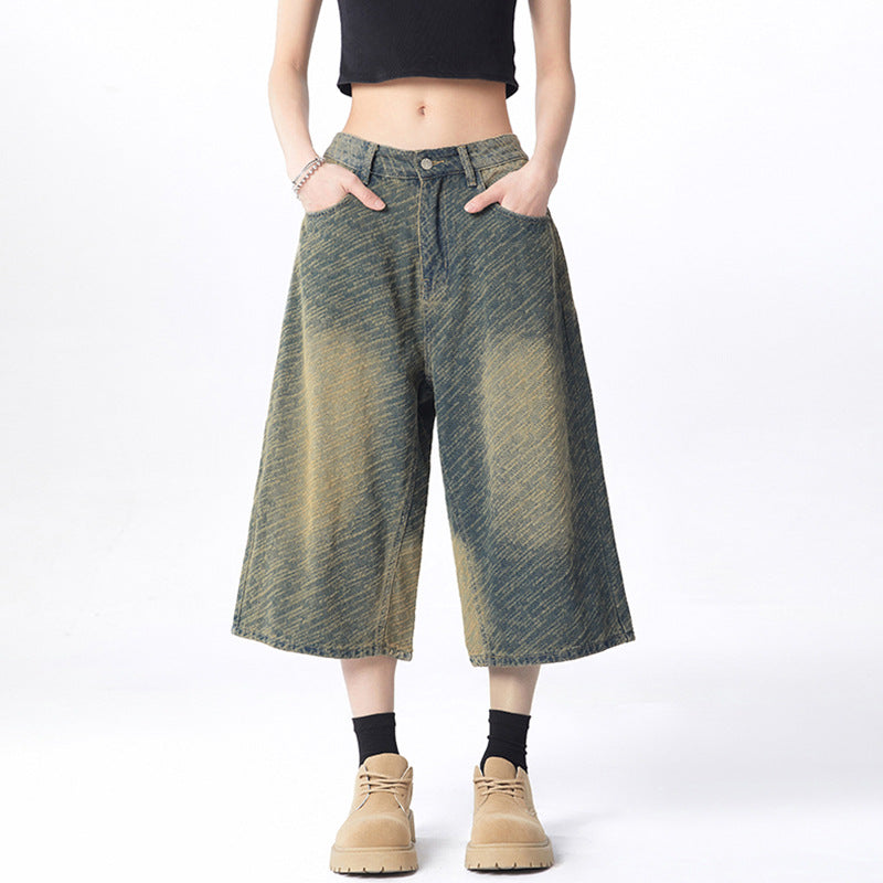 LKTM UNISEX VINTAGE HALF JEANS