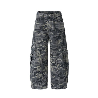 超ワイド カーゴパンツ ユニセックス オーバーサイズシルエット High land