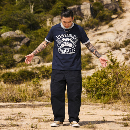 ヴィンテージモーター リンガーTシャツ コーディネート例 High land