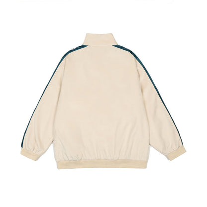 ハートラインジャージトラックジャケット アイボリー バックデザイン High land