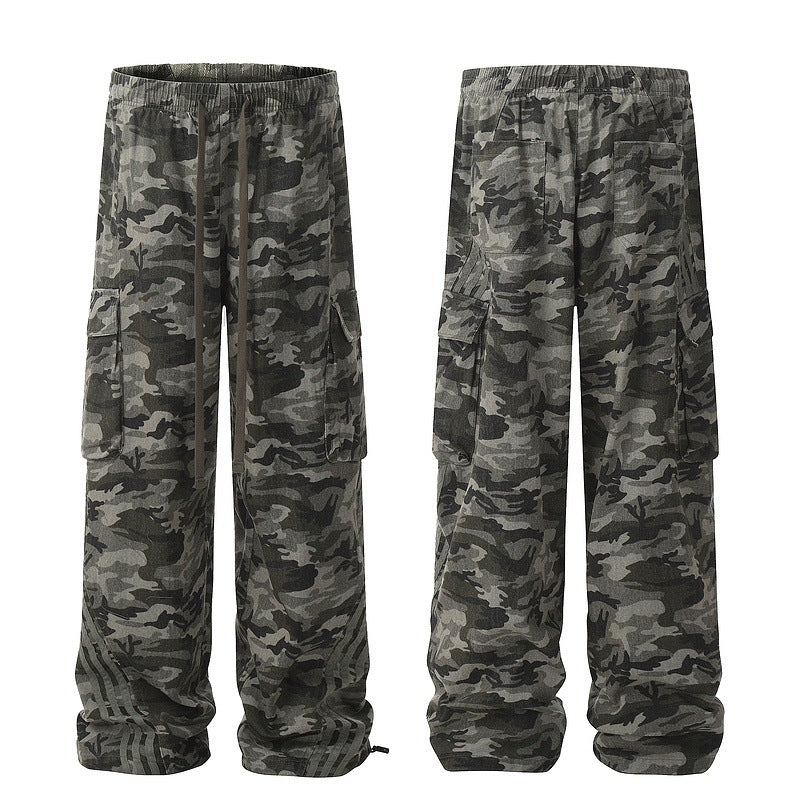 【SALE】street line pants camouflage