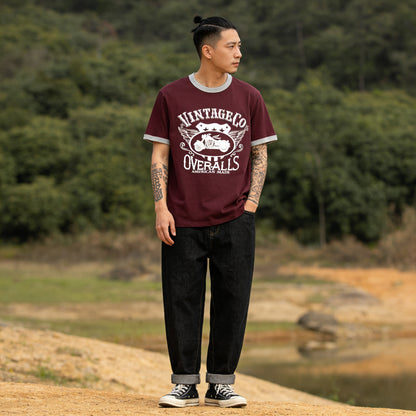 ヴィンテージモーター リンガーTシャツ コーディネート例 High land
