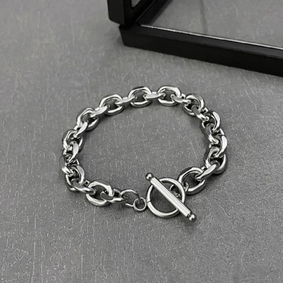 Toggle Chain Bracelet - Silver