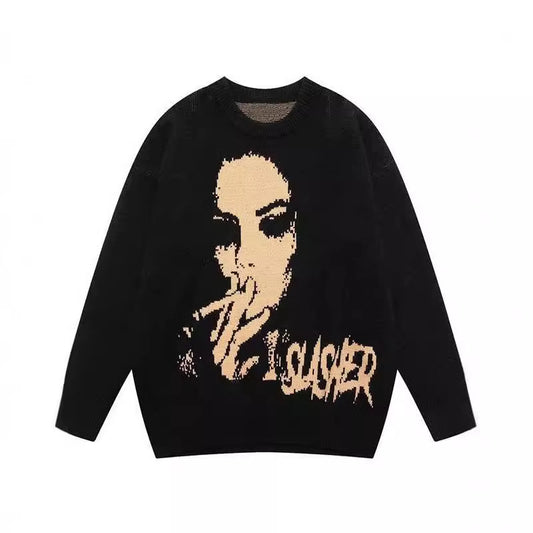 Shadow Smoker Knit Sweater