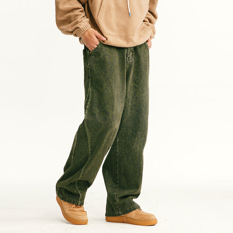 アーミーグリーンレオパードプリント / S