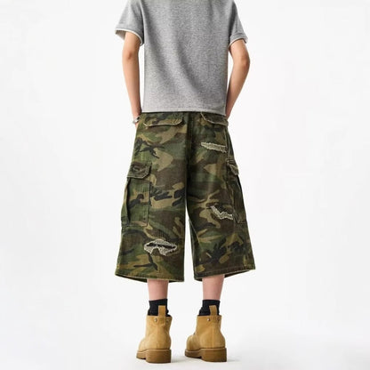 【SALE】RIPPING CARGO SHORTS CMOUFLAGE